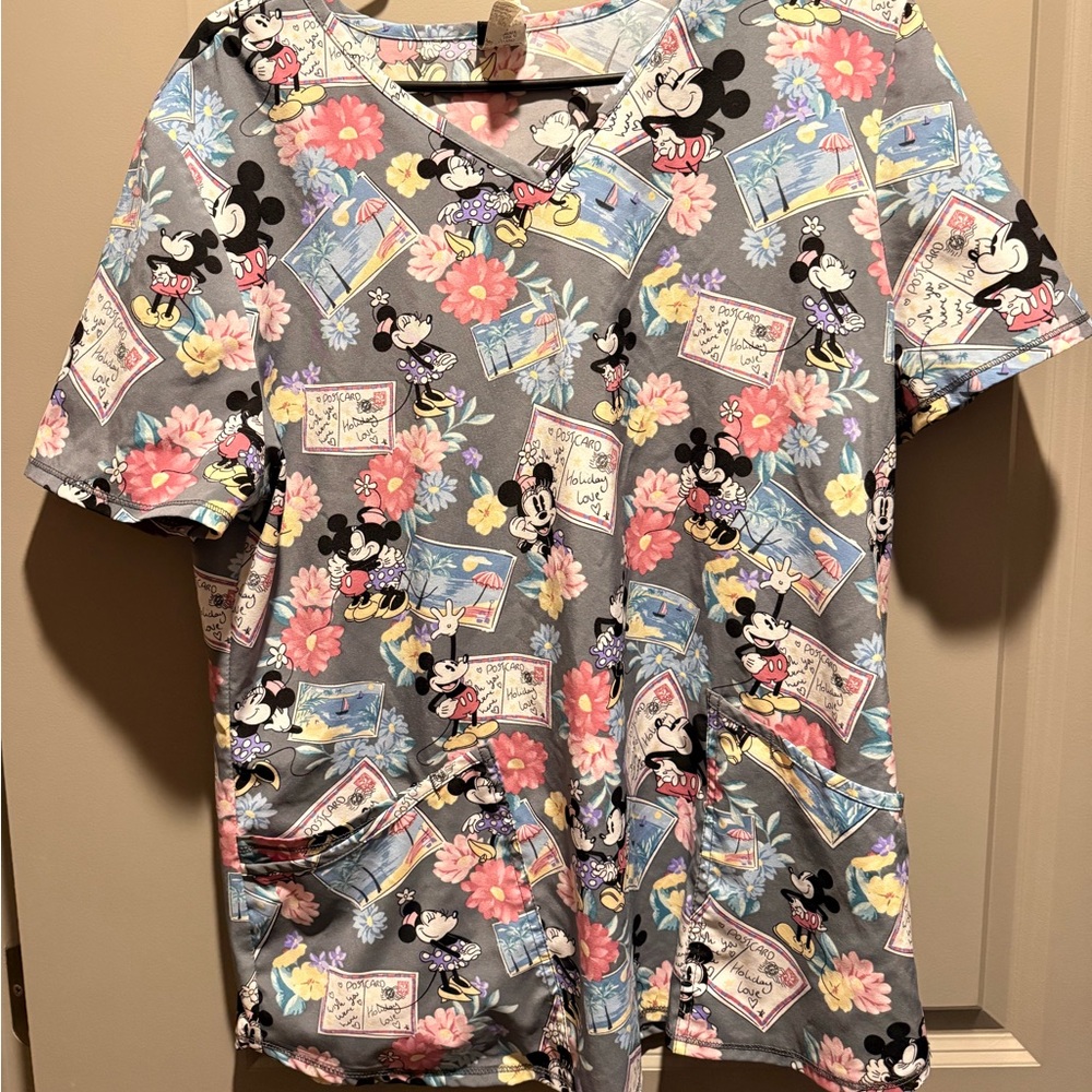 Disney Minnie Mouse Scrub Top